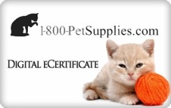 1-800-Pet Supplies.com $25 Gift Card