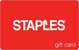 Staples $10 Gift Card