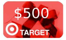$500 Target Gift Card Giveaway