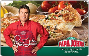 Two Free Pizzas & $25 eGift Card - Papa John's