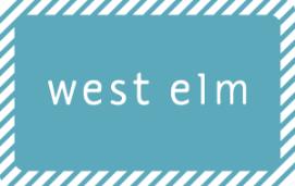 West Elm e-Gift Card - $25