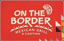 On The Border $5 Gift Card