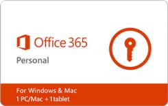 Microsoft Office 365 Personal - 1-yr Subscription