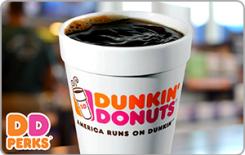 Dunkin' Donuts $5 Gift Card