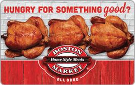 Boston Market $25 Gift Card