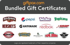 Multi-Brand Giftpax E-Gift Card $10