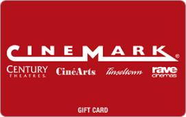 Cinemark $15 Gift Card