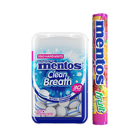Mentos Clean Breath & Mentos Chewy Mints