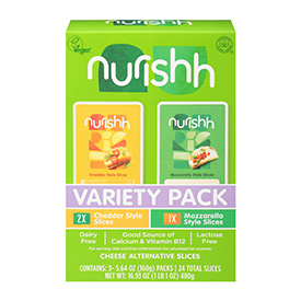 Nurishh® Plant-based Cheese Slices