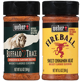Fireball™ & Buffalo Trace™ Whiskey Inspired Seasonings