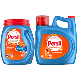 Persil Laundry - 150 oz liquid + 57-66 ct pods