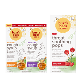 Burt's Bees Kids™ Cough Syrup & Throat Pops