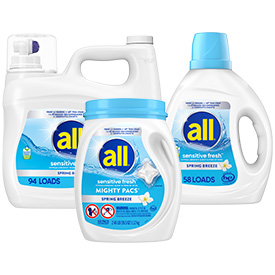 all® sensitive fresh™- large