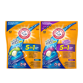 ARM & HAMMER™ Plus OxiClean™ 5-in-1 Power Paks