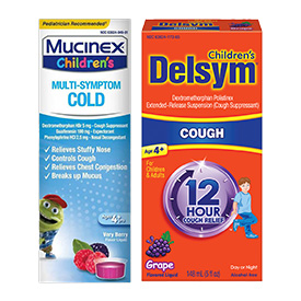 MUCINEX® Children's & DELSYM® Children's - Select Products