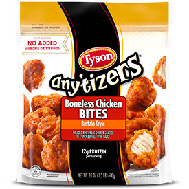 Tyson® Any'tizers Buffalo Style Boneless Chicken Bites