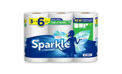 Sparkle® Tear-A-Square® Paper Towels