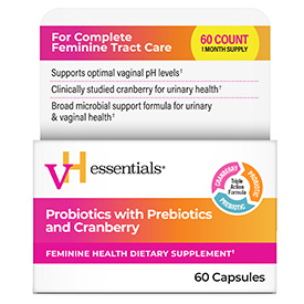 vH Essentials Probiotics w/Prebiotics & Cranberry Supplement
