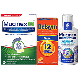 MUCINEX® & DELSYM® - Select Products