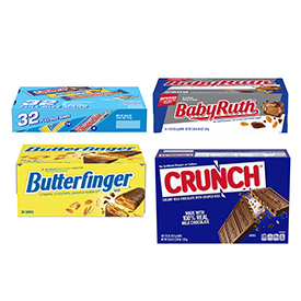 Full-size chocolate candy bar multi-packs!
