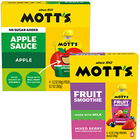 Mott's® Clear pouch Applesauce-4ct