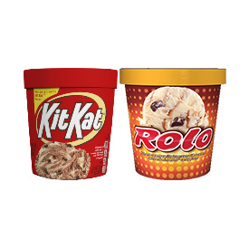 KIT KAT® and ROLO® Ice Cream