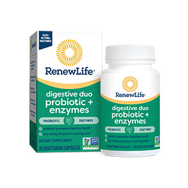 RenewLife® Digestive Duo Probiotic + Enzymes