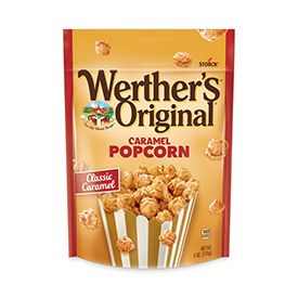 Light and crunchy popcorn covered in deliciously sweet caramel.