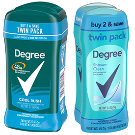 Degree® Deodorant Twin Packs