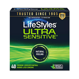 LifeStyles® Ultra Sensitive™ Condoms - Target