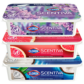 Clorox Scentiva Mopping Cloths