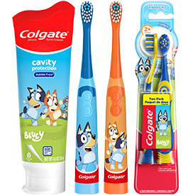 Colgate Kids Bluey Toothpaste & Toothbrushes