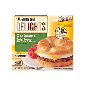 Jimmy Dean® Delights Turkey Sausage Croissant Sandwiches