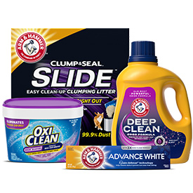 Arm & Hammer and OxiClean Products