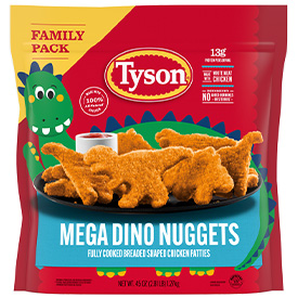 Tyson® Mega Dino Nuggets